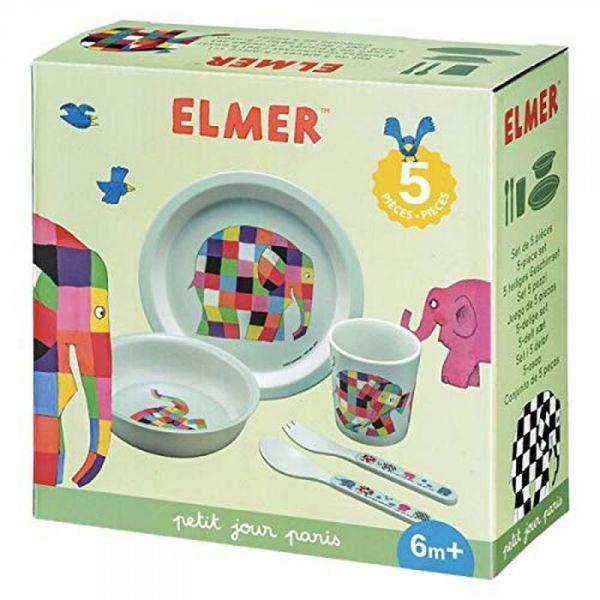 Coffret repas 5 pièces Elmer