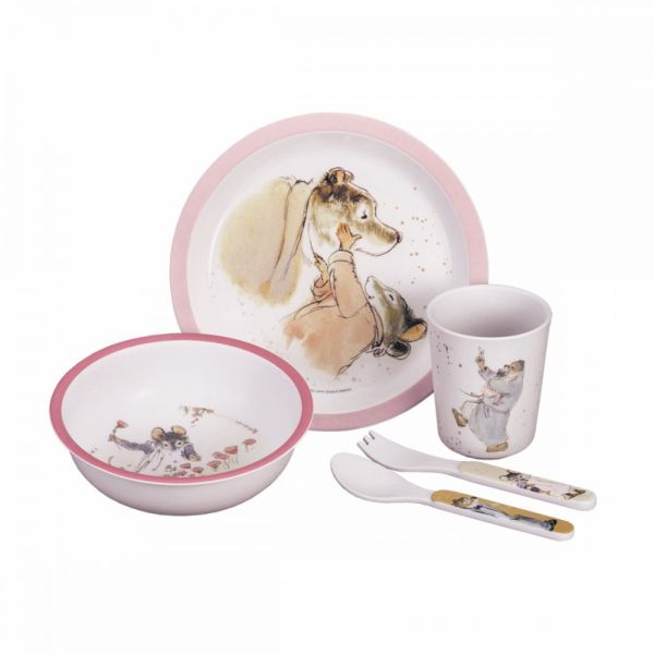 Coffret cadeau 5 pièces Ernest et Célestine Rose