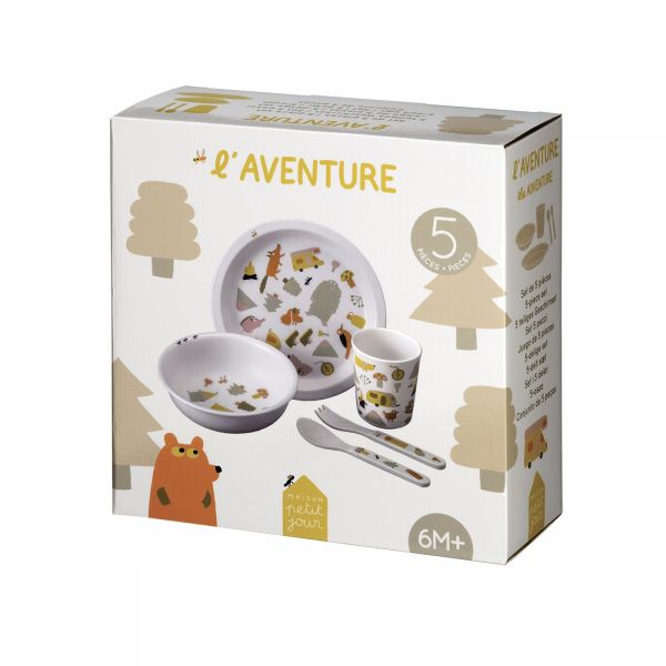 Coffret repas 5 pièces l'Aventure