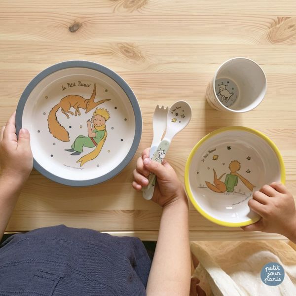 Coffret repas 5 pièces Le Petit Prince - Bleu