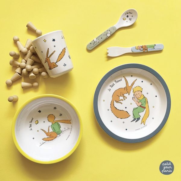 Coffret repas 5 pièces Le Petit Prince - Bleu