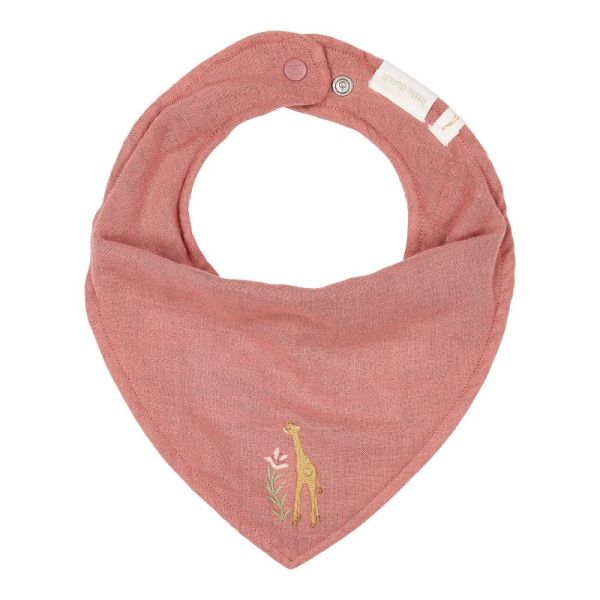 Coffret cadeau : Attache -sucette, Bavoir badana et Lange XL  - Girafe