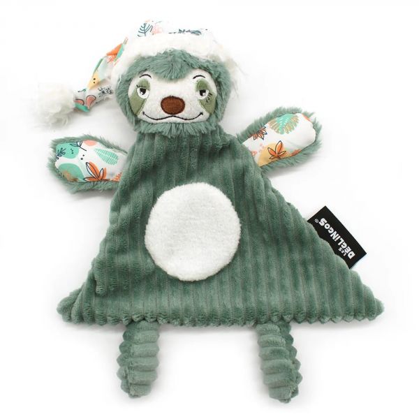 Doudou baby avec anneau de dentition Chillos le paresseux