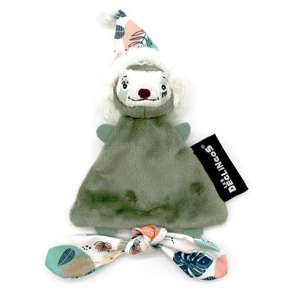 Doudou baby avec anneau de dentition Chillos le paresseux