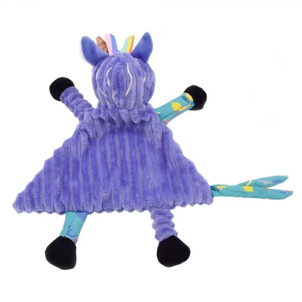Doudou baby avec anneau de dentition Kiprokos le zèbre