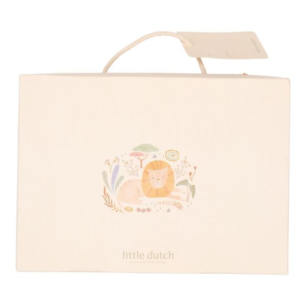 Coffret cadeau : Cape de bain et Gant de toilette - Lion