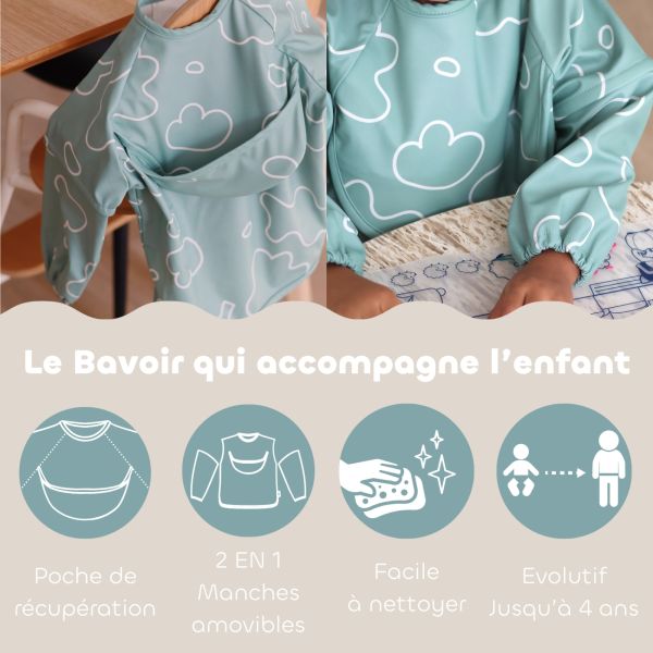 Coffret premier repas bébé Vert Sauge