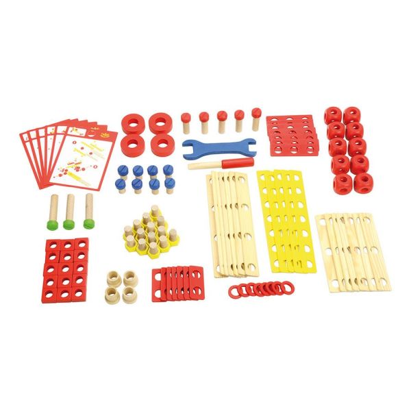 Jeu de construction en bois Coffret Batibloc