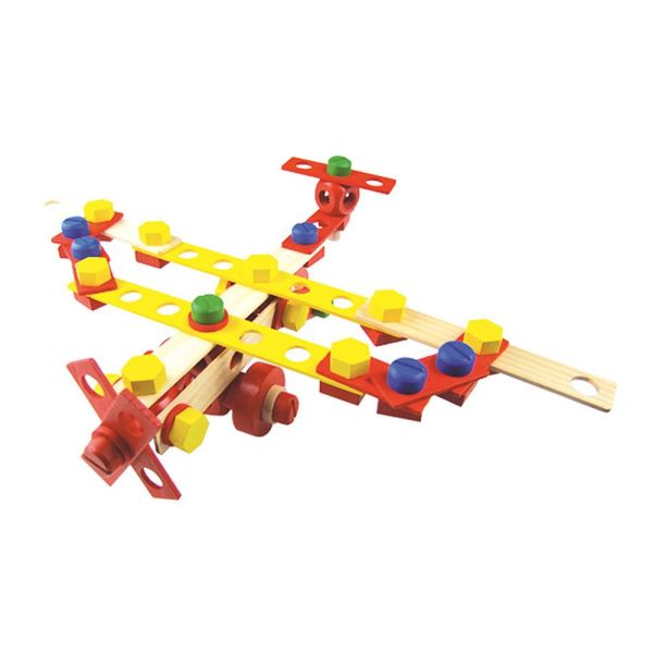 Jeu de construction en bois Coffret Batibloc