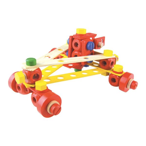 Jeu de construction en bois Coffret Batibloc