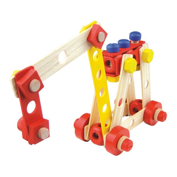 Jeu de construction en bois Coffret Batibloc