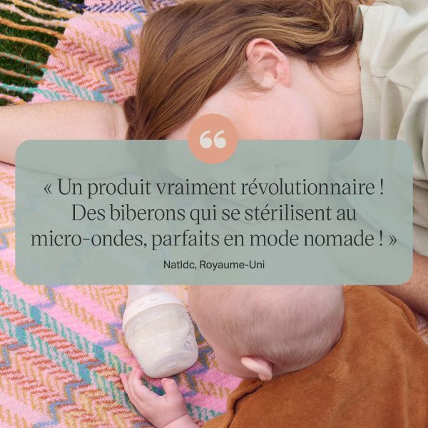 Coffret de naissance avec biberons Natural Start