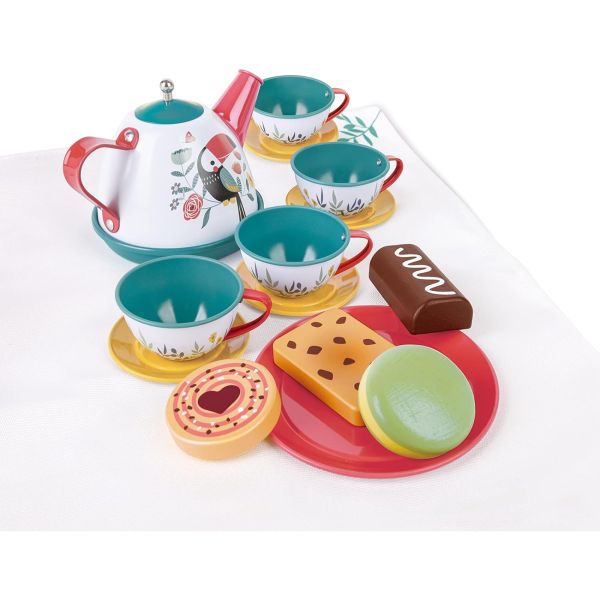 Coffret, Kit de jeu de thé enfant avec accessoires