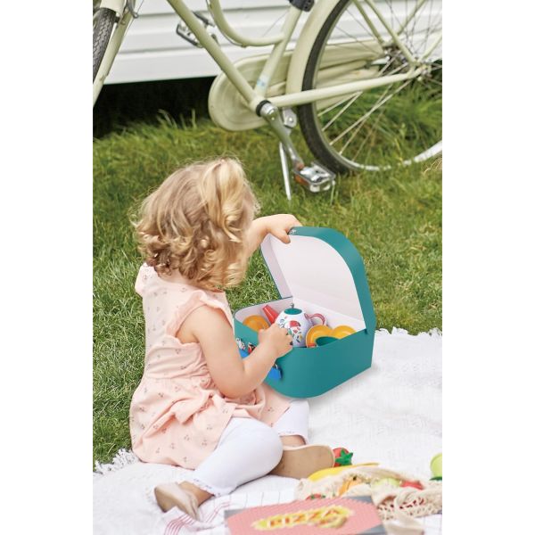 Coffret, Kit de jeu de thé enfant avec accessoires