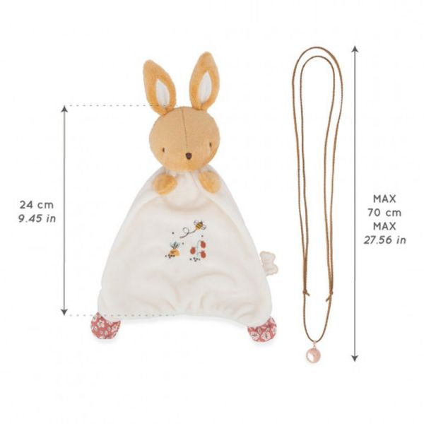 Coffret naissance doudou et collier Bola Lapin