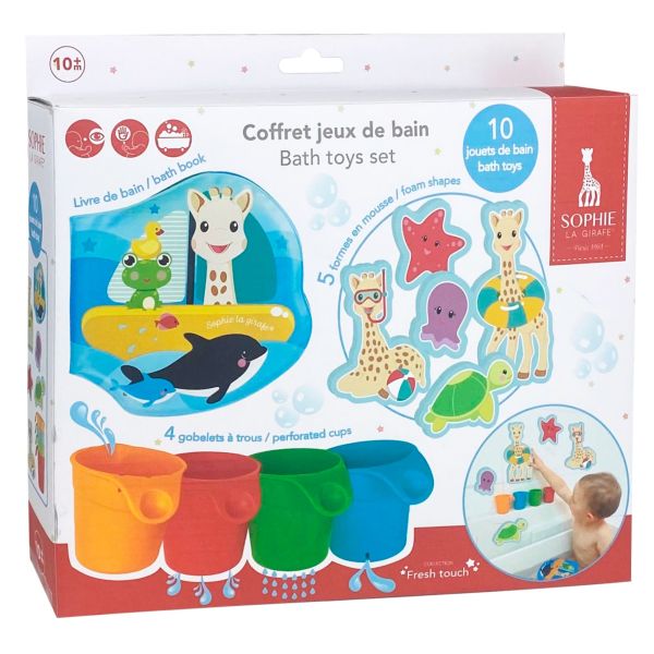 Coffret jeux de bain Sophie la girafe