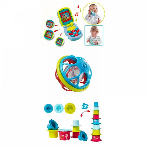 Coffret jouets d'éveil Sophie la girafe