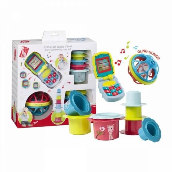 Coffret jouets d'éveil Sophie la girafe