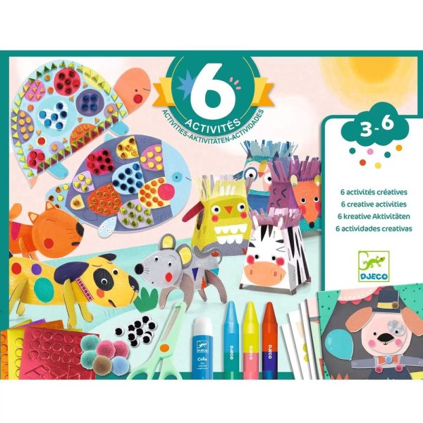 Coffret multi activités Les animaux et leurs maisons