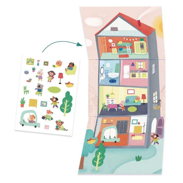 Coffret multi activités Les animaux et leurs maisons