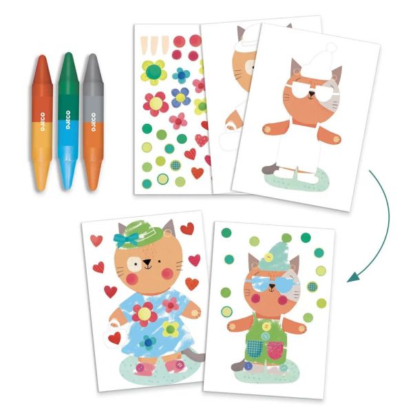 Coffret multi activités Les animaux et leurs maisons