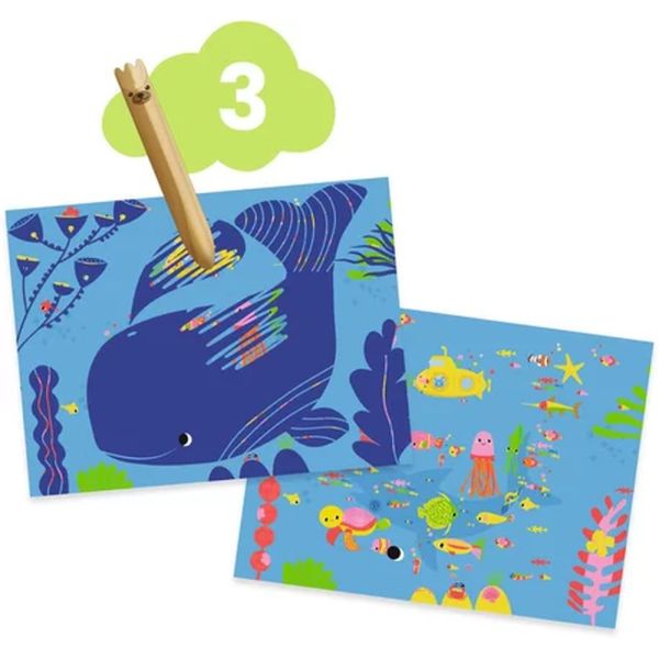 Coffret de 6 activités créatives pour enfant La souris et ses amis