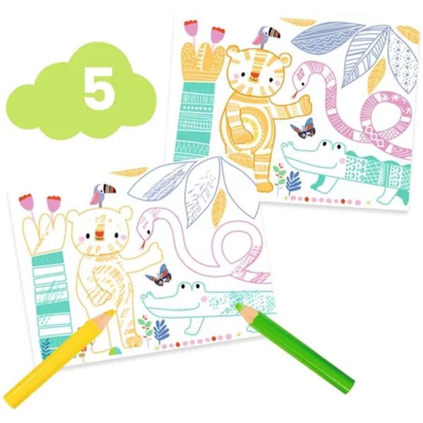 Coffret de 6 activités créatives pour enfant La souris et ses amis