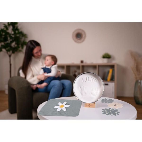 Coffret empreinte naissance bébé - Daisy Blue