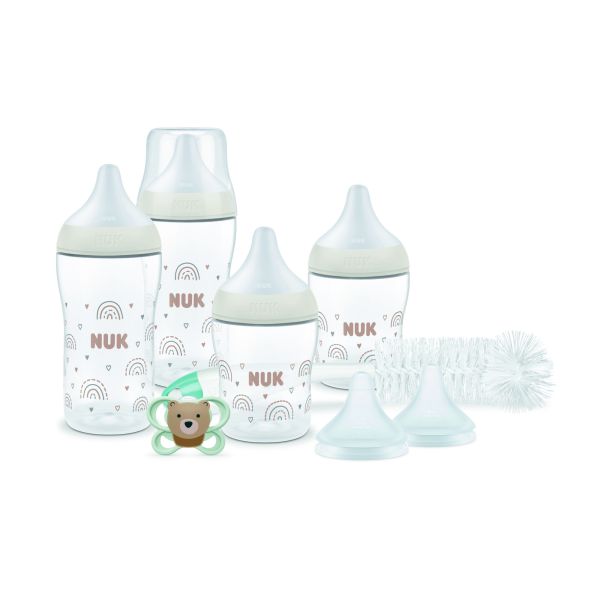Coffret Perfect Match  - 4 biberons + 2 tétines + 1 goupillon + 1 sucette