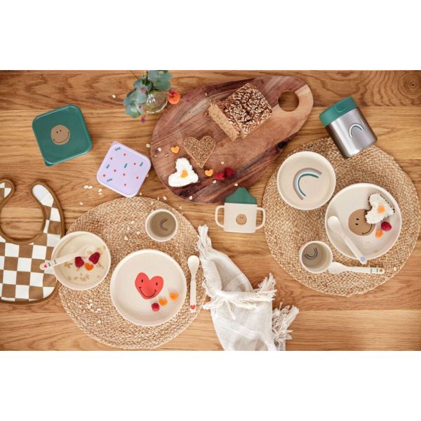Coffret repas bébé - Happy Rascals Smile Multicolore
