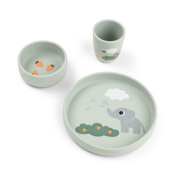 Coffret repas Stick & Stay Elphee Vert