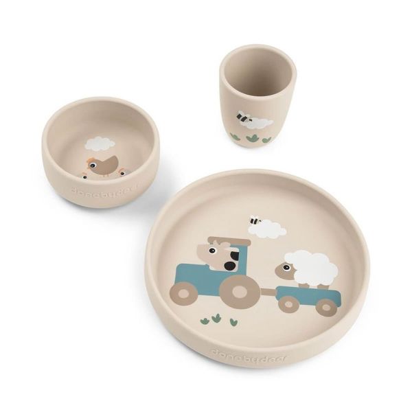 Coffret repas Stick & Stay Tiny farm Sable