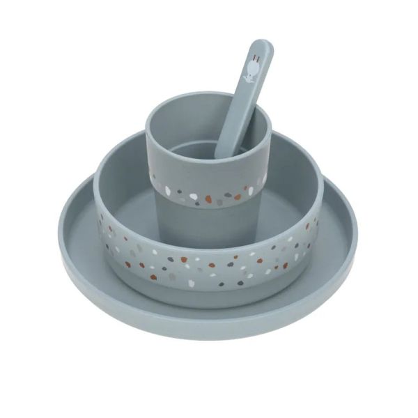 Coffret repas bébé - Tiny farmer Bleu