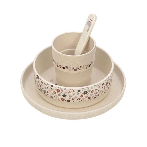 Coffret repas bébé - Tiny farmer beige