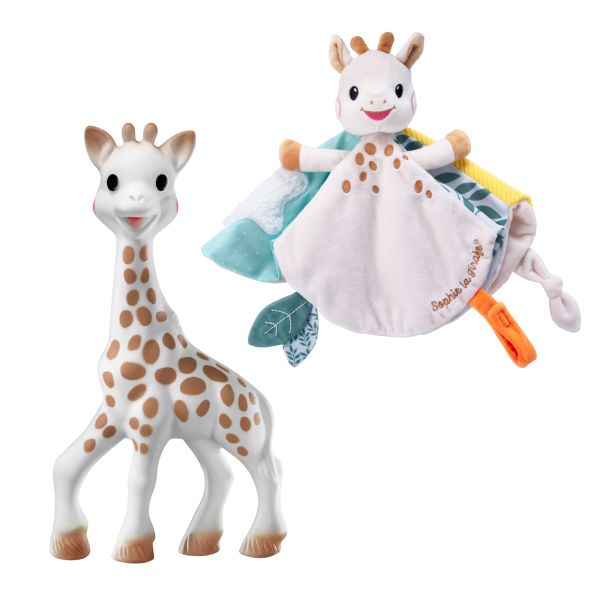 Coffret Sophie la girafe et son doudou