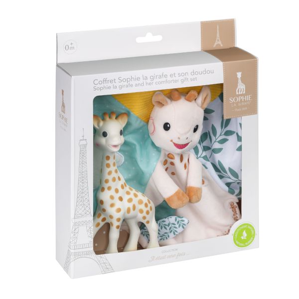 Coffret Sophie la girafe et son doudou