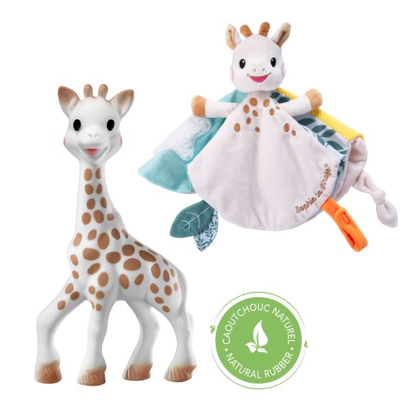 Coffret Sophie la girafe et son doudou