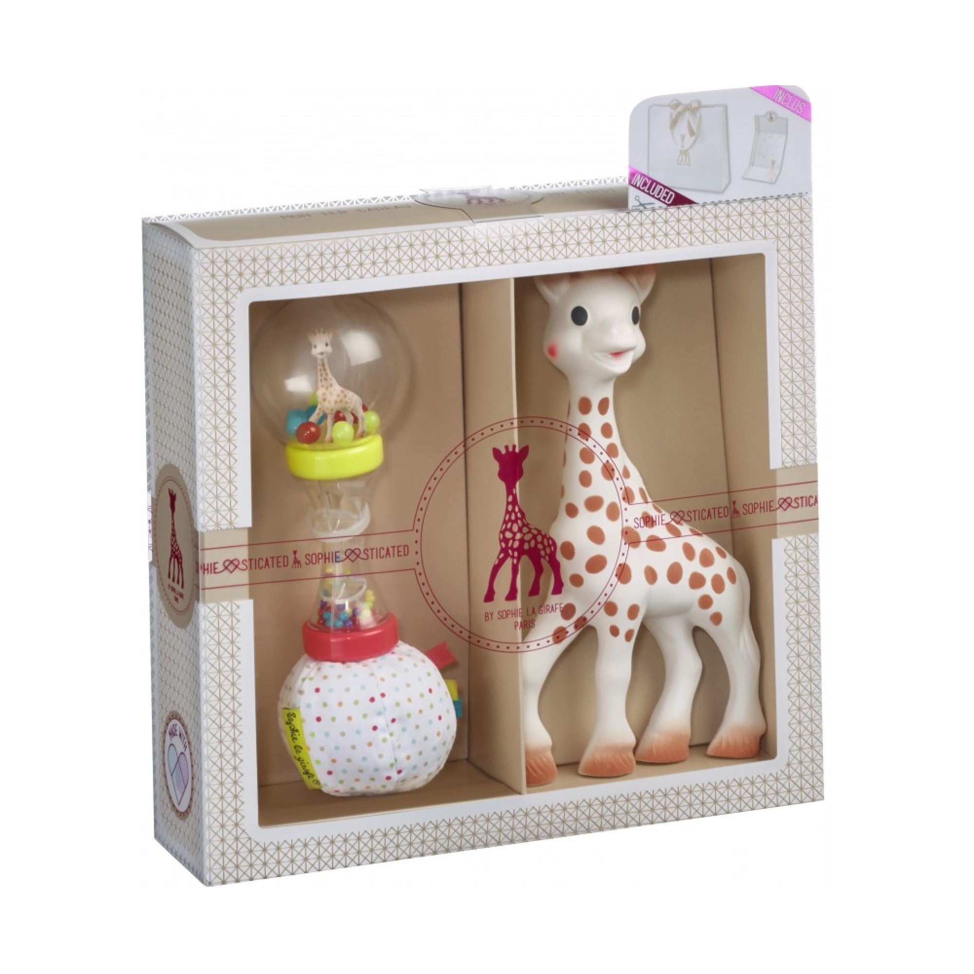 Sophie la girafe - coffret 5 sens, jouets 1er age