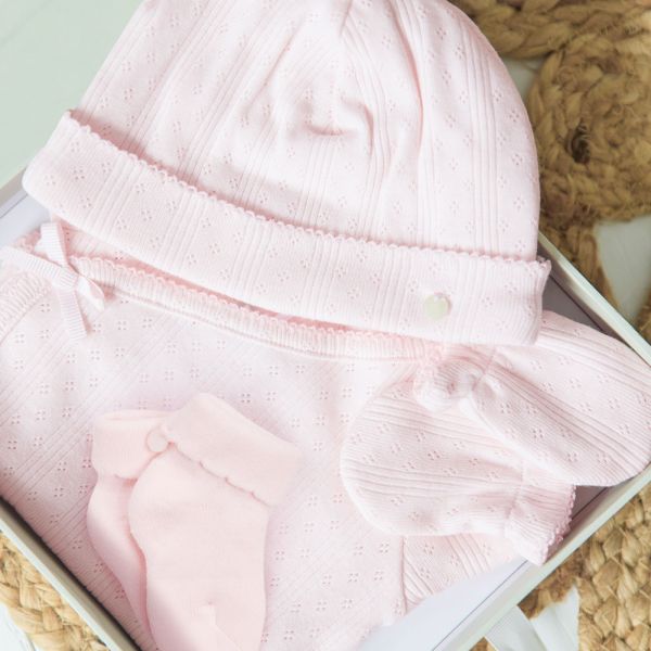 Coffret naissance essentiel Rose pâle