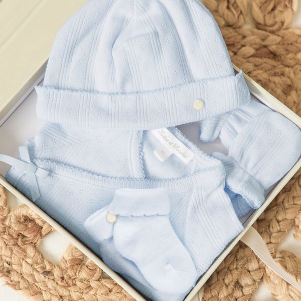 Coffret naissance essentiel Bleu ciel