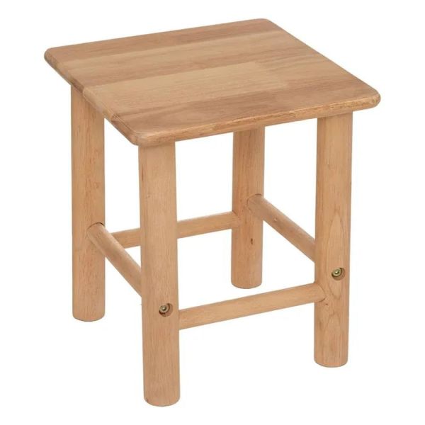 Coiffeuse avec tabouret hévéa et cannage