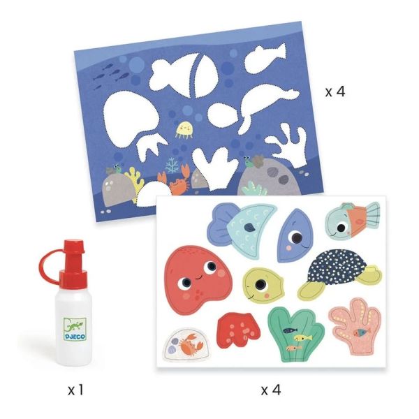 Coffret activités de collages Premiers collages