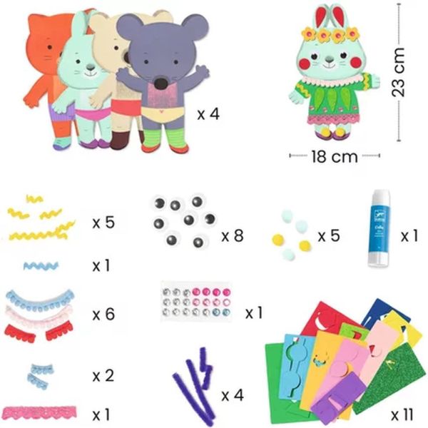 Coffret d'activités Collages pour les petits Petits choux