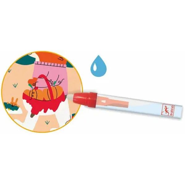 Coloriage à l'eau pour enfant 4 saisons