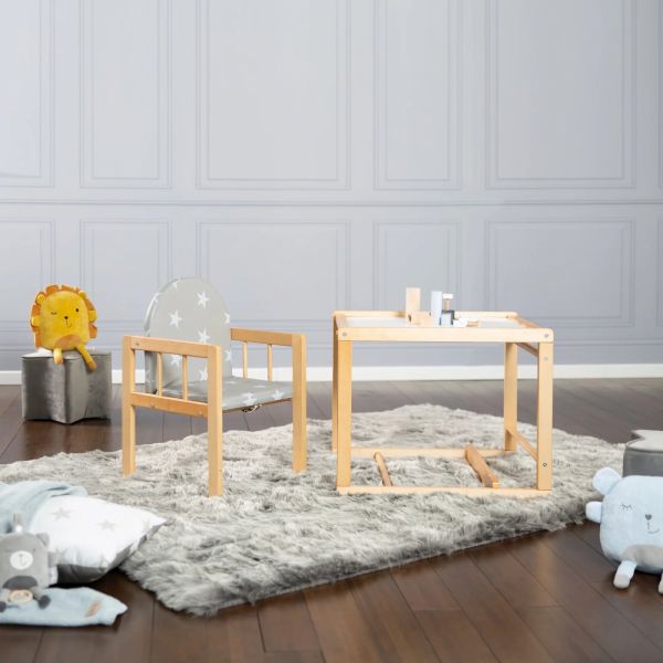 Chaise haute enfant 2 en 1 Little Stars