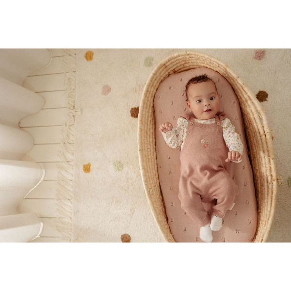Combinaison tricotée - Fairy Pink - 2-4 mois