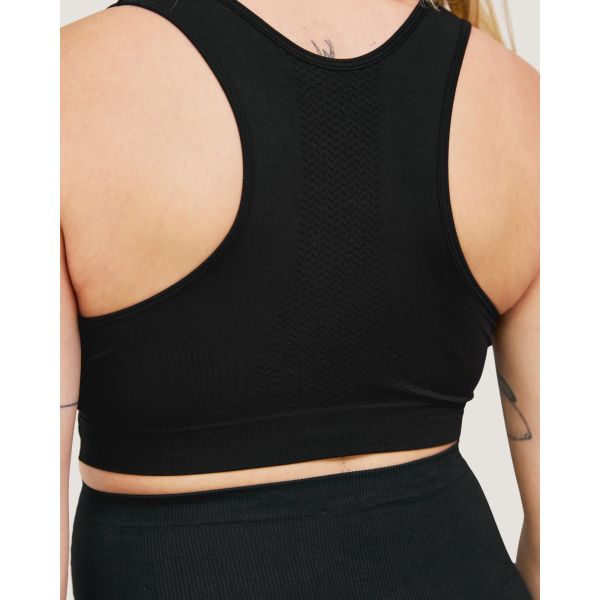 Soutien-gorge maternité allaitement sans couture respirant Noir S/M