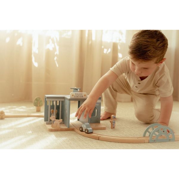 Commissariat de police en bois FSC