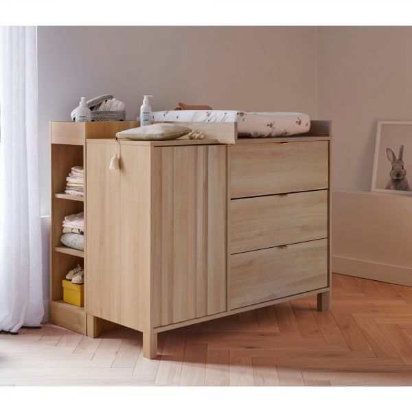 Commode 1 porte 3 tiroirs Calypso