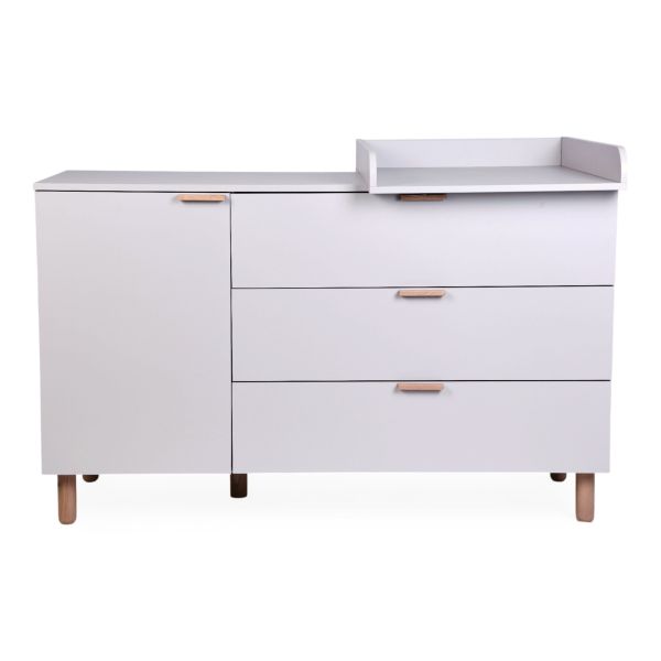 Commode à langer bébé 3 tiroirs Cosy Clay